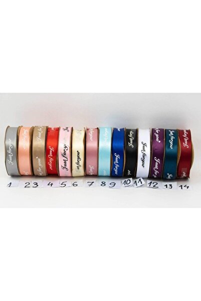 OEM Satin Ribbon "Just for you" 2.5cm- 45meters Model 9