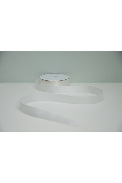 ÇINARASYADAHOME Beyaz Saten Kurdele 2.5 cm x 1 Metre – Parlak Hediye ve Süsle...