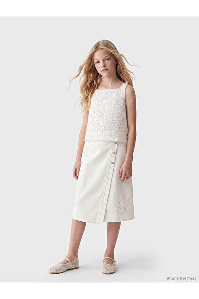 LC Waikiki Esvab • Modern & Distinctive Stoned Girls' Jean Skirt