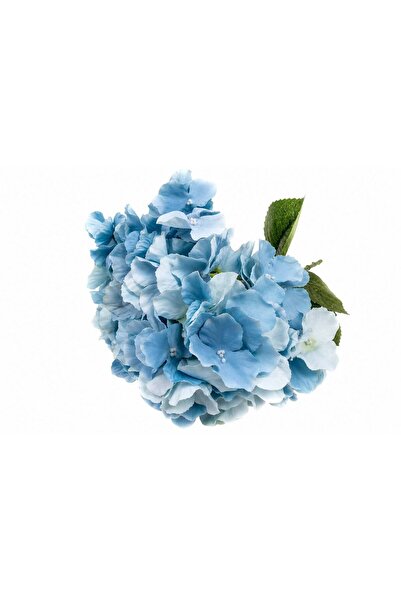 OEM Artificial Flowers Hydrangea Bouquet 5 Flowers Blue