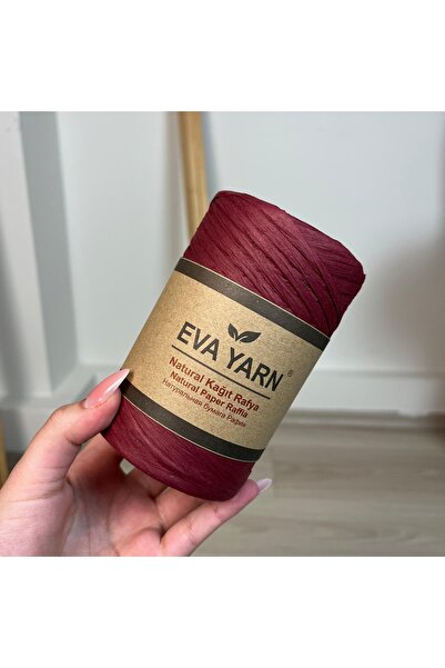 rüya hobi Eva Yarn Natural Kağıt Rafya 150 gram 230 metre Yerli Yumuşak Rafya