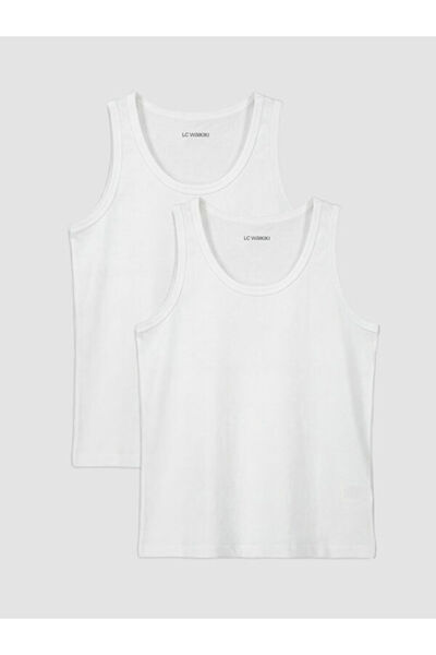 LC Waikiki Esvab • Modern & Distinctive Zero Roba Collar Boys' Undershirt 2-Pack