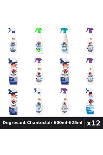 Chanteclair Set 12 Degresant Universal 600ml-625ml - Bicarbonat, Lămâie, Lava...