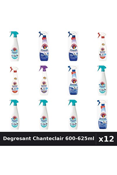 Chanteclair Set 12 Degresant Universal 600-625ml - Anti-Miros, Marsilia, Lava...