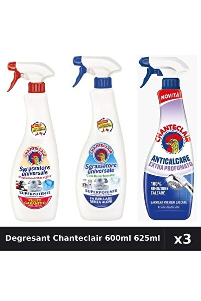 Chanteclair Set 3 Degresant Universal 600ml, 625ml - Marsilia, Bicarbonat, An...