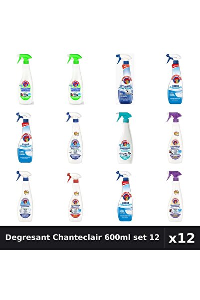 Chanteclair Set 12 Degresant Universal 600-625ml - 7 Arome Asortate