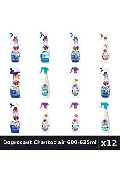 Chanteclair Set 12 Degresant Universal 600-625ml - Lavanda, Marsilia, Mosc, A...