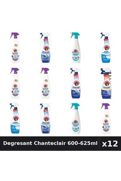 Chanteclair Set 12 Degresant Universal 600-625ml - Lavanda, Anti-Miros, Mosc ...