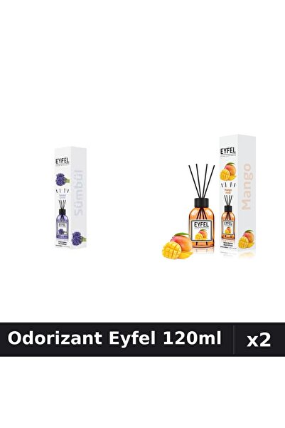 Eyfel Set 2 Odorizant Camera Betisoare 120ml - Zambile, Mango - Parfum Intens