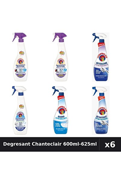 Chanteclair Set 6 Degresant Universal 600ml-625ml - Bicarbonat, Lavanda, Mosc...