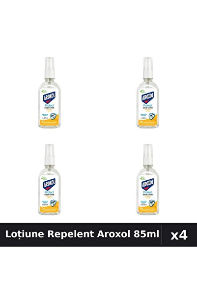 Aroxol Set 4 Loțiune Repelent Insecte 85ml - Protecție Anti-Insecte Eficientă