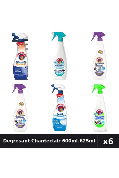 Chanteclair Set 6 Degresant Universal 600ml-625ml - Anti-Miros, Lavanda, Lemo...