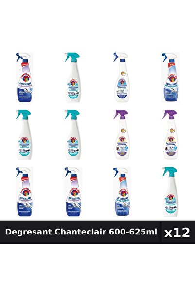 Chanteclair Set 12 Degresant Universal 600-625ml - Anticalcar, Bicarbonat, La...