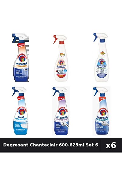 Chanteclair Set 6 Degresant Universal 600-625ml - Bicarbonat, Marsilia, Antic...