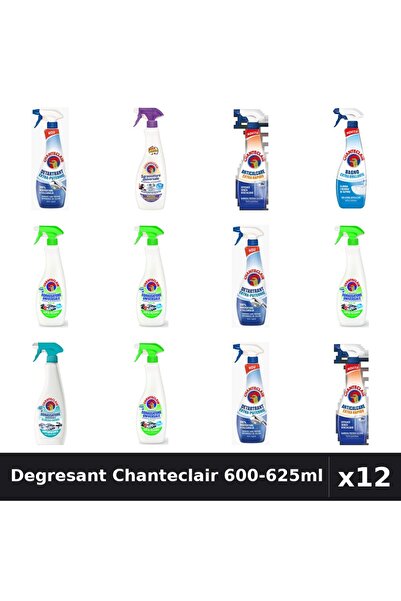 Chanteclair Set 12 Degresant Universal 600-625ml - Lamaie, Mosc, Anticalcar -...