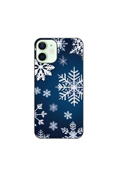 OEM Husa compatibila cu Apple iPhone 12 Mini Silicon Gel Tpu Model Fulgi de Nea