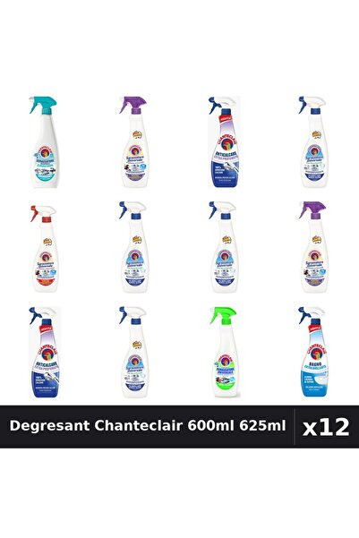 Chanteclair Set 12 Degresant Universal 600ml-625ml - 8 Arome, Anticalcar, Bic...