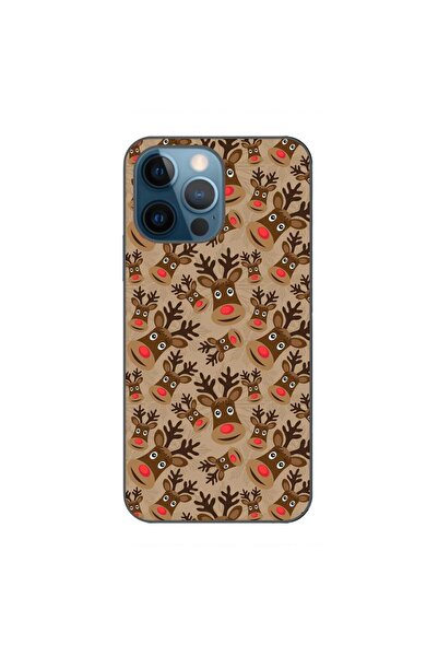 OEM Husa compatibila cu Apple iPhone 12 Pro Silicon Gel Tpu Model Craciun Rud...