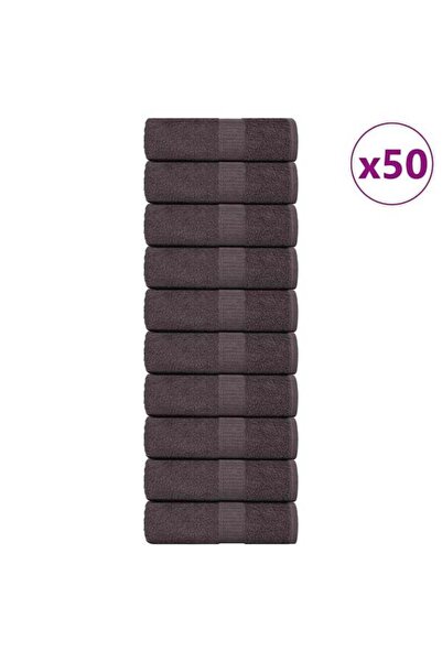 vidaxl Lavete de baie, FROGN, 50 buc., Antracit, 15 x 21 cm, 360 g/m²
