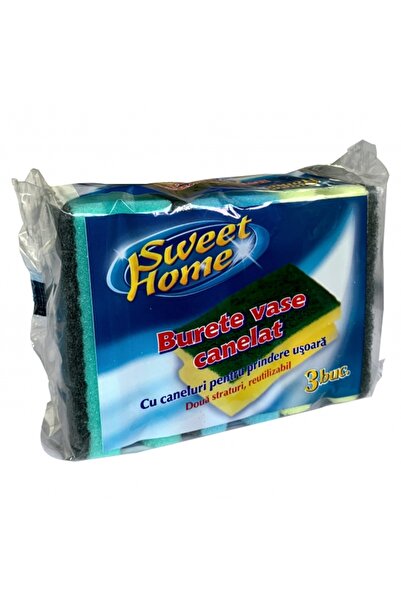 OEM JUMBO GROOVED DISH SPONGE 3/SET