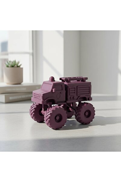 OEM Mașinuță Monster Truck cu Design Inspirat de Pompieri - Purple red compoz...