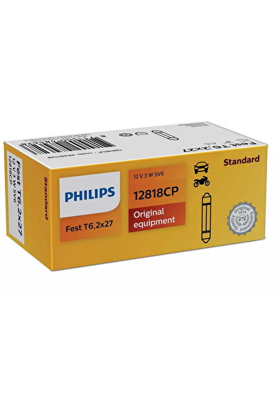 Philips Bec T6,2x27 12V 3W SV6