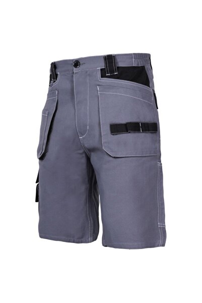 Lahti Pro Pantalon lucru bumbac scurt / gri - 3xl/h-194