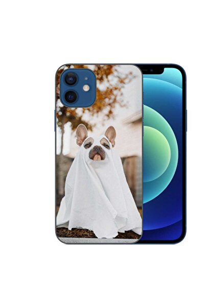 OEM Husa compatibila cu Apple iPhone 12 Silicon Gel Tpu Model Halloween Ghost...