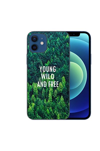 OEM Husa compatibila cu Apple iPhone 12 Silicon Gel Tpu Model Wild and Free