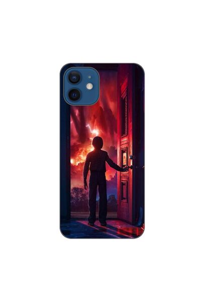 OEM Θήκη συμβατή με Apple iPhone 12, από σιλικόνη gel TPU, μοντέλο Stranger T...