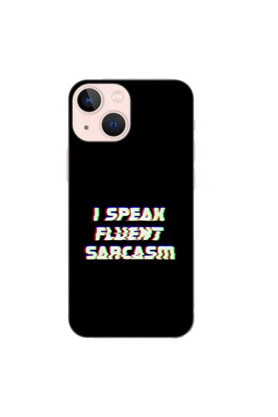 OEM Husa compatibila cu Apple iPhone 13 Mini Silicon Gel Tpu Model Sarcasm