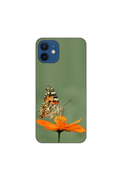 OEM Husa compatibila cu Apple iPhone 12 Silicon Gel Tpu Model Fluture