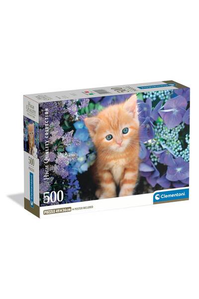 CLEMENTONI Παζλ High Quality Collection Γατάκι Με Γαλανά Ματάκια 500 τμχ - Co...