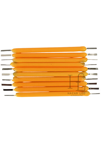Hazar Led 3 Volt 38MM Led Filament Sarı (Amber) Retro Tungsten Filament 10 Adet