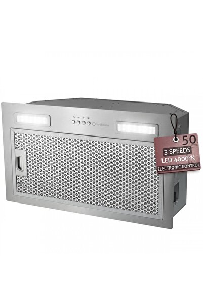 Turbionaire Built-in hood Selena 50, 600 mc/h motor, 4000K LED lighting, 3 sp...