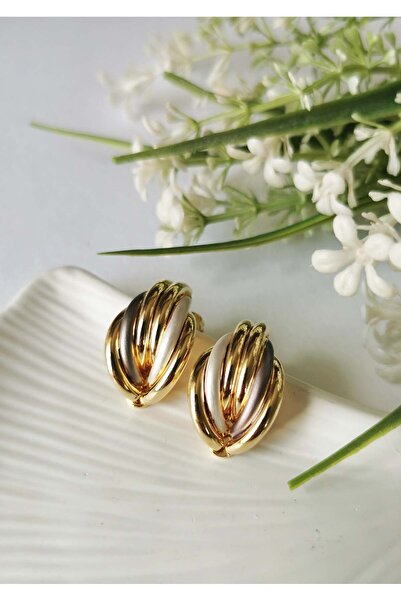 Halley Concept Spiral Ring Steel Earrings 2.5X1.5 cm – Lavender Purple
