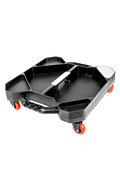 AMIO Tava scule atelier pe roti, cu multiple spatii depozitare, 44x41x6cm;