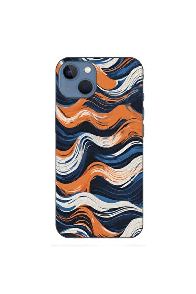 OEM Husa compatibila cu Apple iPhone 13 Silicon Gel Tpu Model Abstract Crazy ...