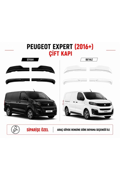 SpoilerLAB PEUGEOT EXPERT 2016+ ABS PLASTİK BEYAZ SPOİLER (ÇIFT KAPI)