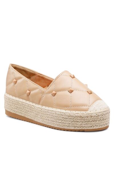 DeeZee Espadrile de damă HIGH SUN WS020610-01 Bej