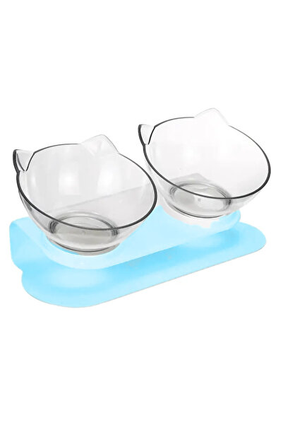 OEM Orthopedic bowl for cat food and water, 15 degree inclination, transparen...