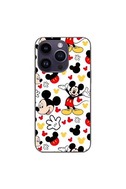 OEM Husa compatibila cu Apple iPhone 14 Pro Silicon Gel Tpu Model Mickey Cool...
