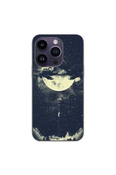 OEM Husa compatibila cu Apple iPhone 14 Pro Silicon Gel Tpu Model Moon Climbing