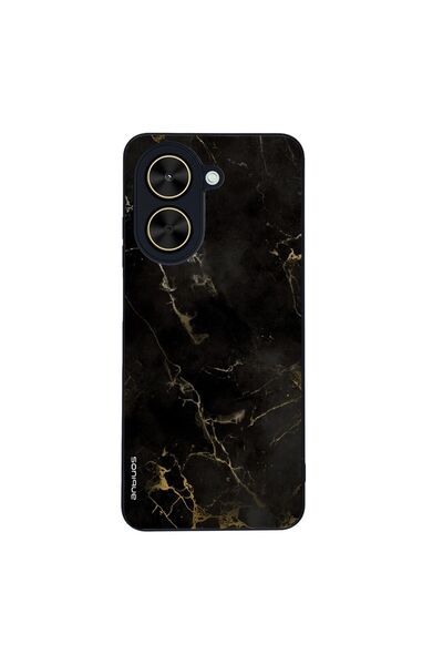 Sonique Θήκη Marble Series για Xiaomi Poco C71 4G Μαύρο 01