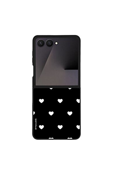 Sonique Θήκη Heart Series για Samsung Galaxy Z Flip 7 Μαύρο 02