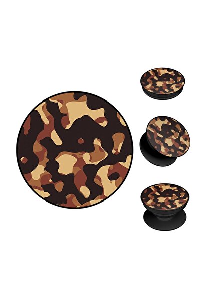 Sonique Pop Holder Camouflage Army Series Καφέ 01