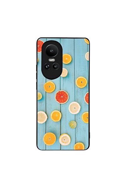 Sonique Θήκη Fruit Series για Oppo Reno10 5G Γκρέιπφρουτ