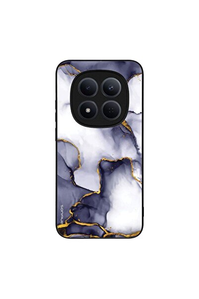 Sonique Θήκη Marble Series για Xiaomi Redmi Note 15 Pro 5G Μωβ Γκρι