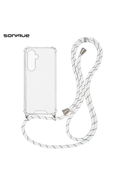 Sonique Θήκη Σιλικόνης με Κορδόνι Armor Clear Samsung Galaxy S25 Plus Rainbow...