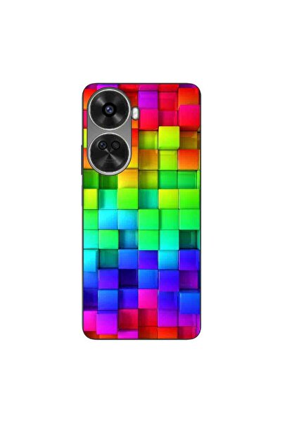 OEM Калъф, съвместим с Huawei Nova 12 SE, силиконов гел TPU, с шарка на цветн...